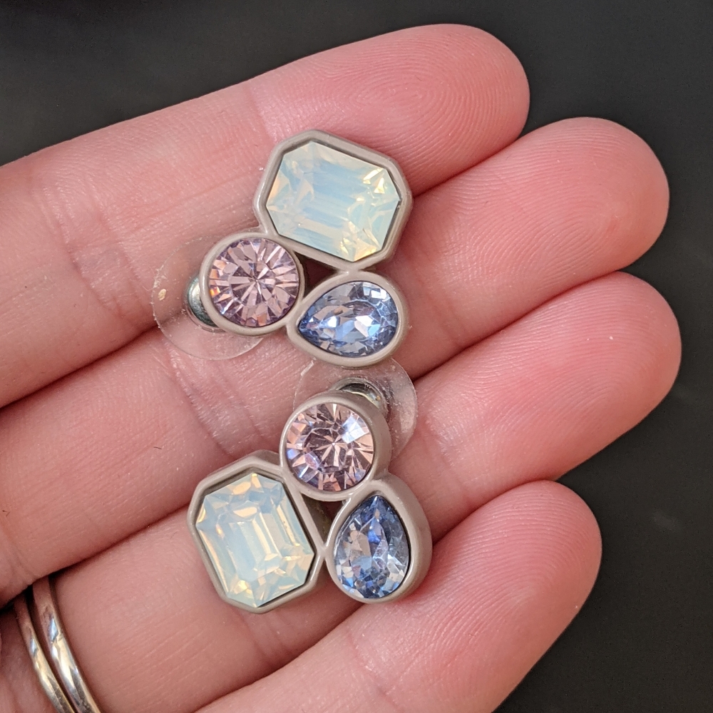 Bauble bar pastel stone stud earring